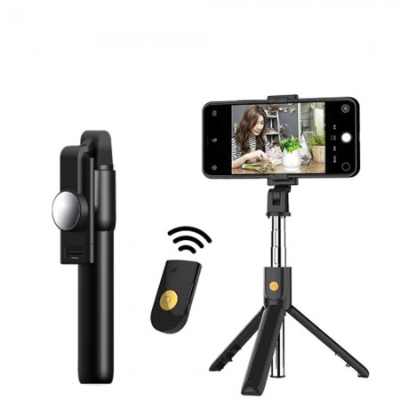 Meidong Selfie Stick Tripod, Extendable Bluetooth Selfie Stick with Wireless Remote, Compatible with iPhone 11/11 pro/X/8/8P/7/7P/6s/6, Samsung Galaxy S20/S10/S9/S8/S7/Note 10/9/8, Google and More